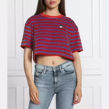 Укороченная футболка Tommy Hilfiger, красный