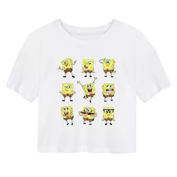 Укороченная футболка в сетку для юниоров Sponge Bob SquarePants Licensed Character