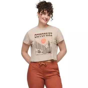 Укороченная футболка western hills из органического хлопка Cotopaxi, цвет oatmeal