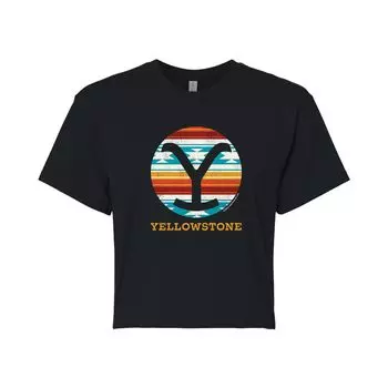 Укороченная футболка Yellowstone Western для юниоров Licensed Character