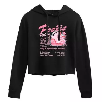 Укороченная худи Juniors' Pookie Potion Licensed Character, черный