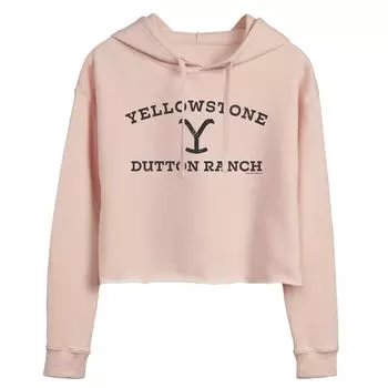 Укороченная худи с графическим рисунком для юниоров Yellowstone Dutton Ranch Licensed Character