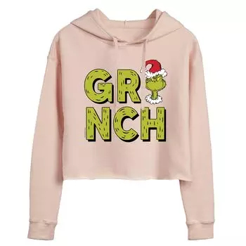 Укороченная худи с графическим рисунком Dr. Seuss's The Grinch Fun для юниоров Licensed Character