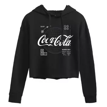 Худи с графическим рисунком и логотипом Coca-Cola Licensed Character, черный