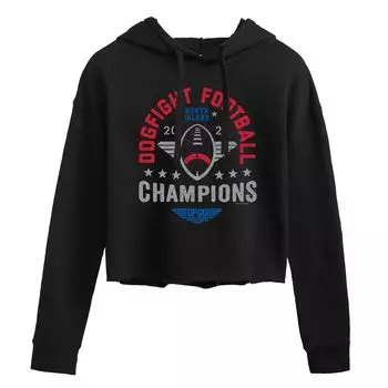 Худи с графическим рисунком Top Gun Football Licensed Character, черный