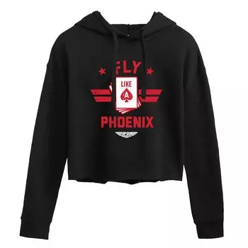 Укороченная худи с графическим рисунком Top Gun Phoenix для юниоров Licensed Character