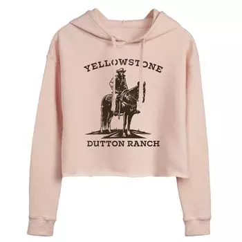 Укороченная худи с рисунком для юниоров Yellowstone "Dutton Ranch" Licensed Character