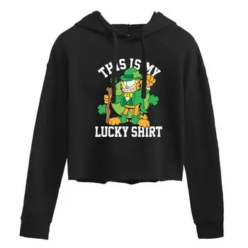 Укороченная худи с рисунком Garfield для юниоров "My Lucky Shirt" Licensed Character