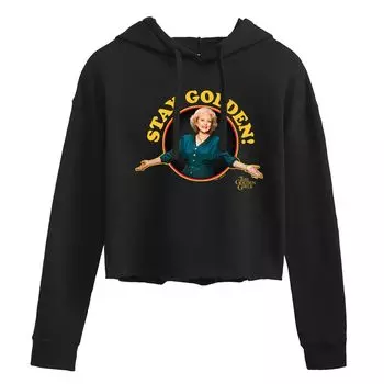 Укороченная худи с рисунком Golden Girls для юниоров "Stay Golden" Licensed Character