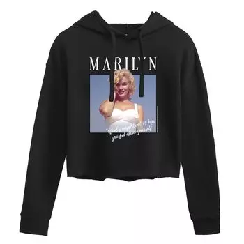 Худи с рисунком Marilyn Monroe «What's Important» Licensed Character, черный