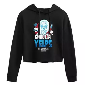Укороченная худи с рисунком Monster High Ghoulia Yelps "Braniac" для юниоров Licensed Character