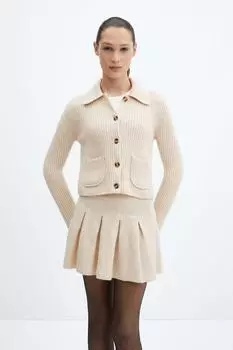 Укороченная короткая юбка Marisa Mango, коричневый