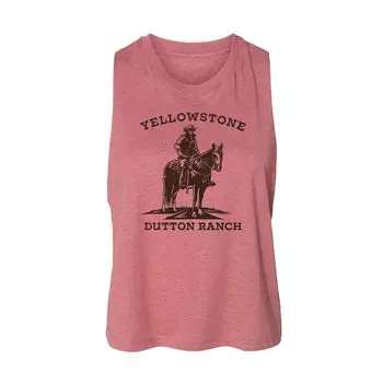 Укороченная ковбойская майка для юниоров Yellowstone Dutton Ranch Licensed Character