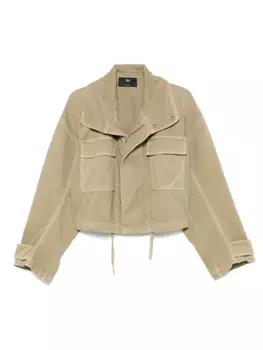 Укороченная куртка 3x1, зеленый