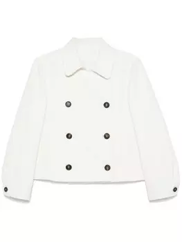 Укороченная куртка Brunello Cucinelli, белый
