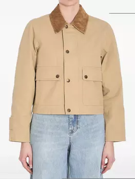 Укороченная куртка Burberry, нейтральный