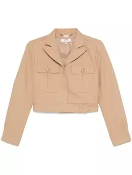 Укороченная куртка Chlo, серый