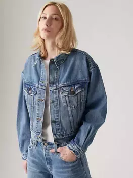 Укороченная куртка дальнобойщика 90-х годов Levi's, цвет Low Fi Prep - Medium Wash