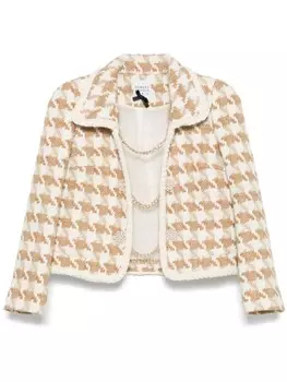 Укороченная куртка Edward Achour Paris, нейтральный цвет