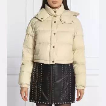 Укороченная куртка Irma 1 Pinko, бежевый