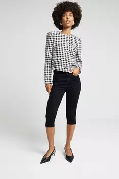 Укороченная куртка из букле трофея River Island, черный