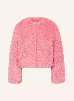 Укороченная куртка из искусственного меха rich&royal, розовый