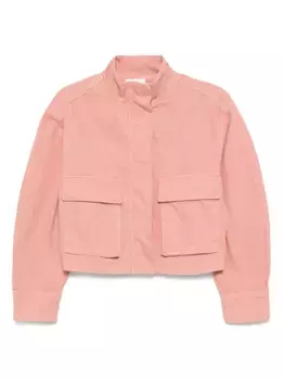 Укороченная куртка Maison Kitsun, розовый