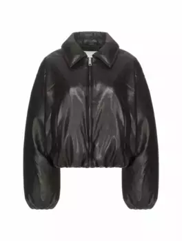 Укороченная куртка Nanushka, черный