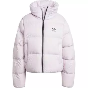 Укороченная куртка RegenDown Puffer CROP унисекс, серебристая, осень-зима 2024 Adidas Originals, Light Purple-Comes with Socks