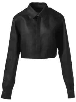 Укороченная куртка Rick Owens, черный