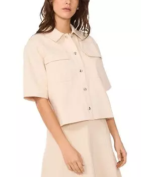 Укороченная куртка с коротким рукавом 1.STATE, белый