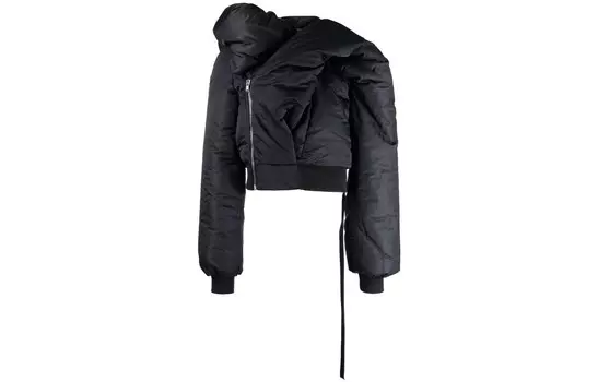 Укороченная куртка с подкладкой Rick Owens Drkshdw, черный