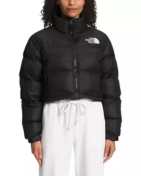 Укороченная куртка The North Face Nuptse, черный
