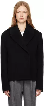 Укороченная куртка TOTEME, черный