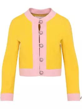 Укороченная куртка Valentino Garavani, желтый