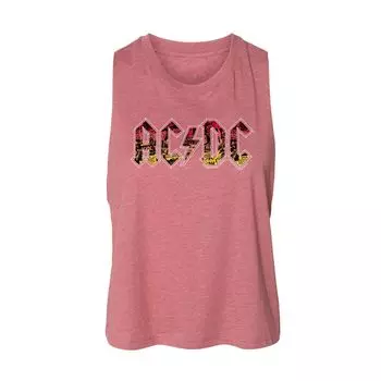Укороченная майка AC/DC Racerback для юниоров Licensed Character
