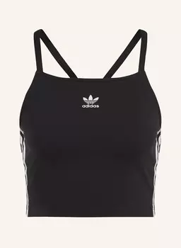 Укороченная майка адиколор Adidas Originals, черный