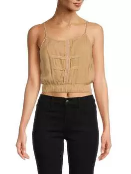 Укороченная майка Area Stars Emily, tan