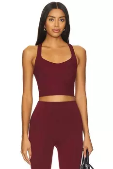 Укороченная майка-борцовка powerbeyon intensity Beyond Yoga, цвет california merlot