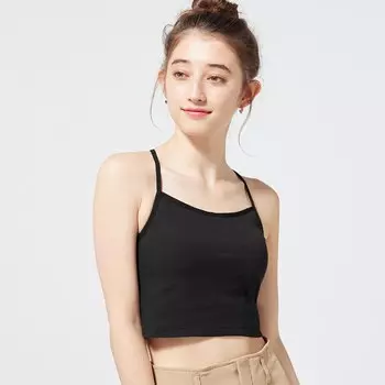 Укороченная майка Brafeel 2WAY GU, черный