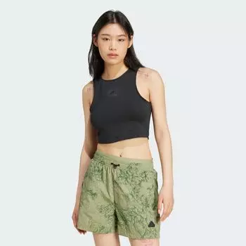 Укороченная майка City Escape Adidas, цвет Black