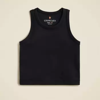 Укороченная майка для девочек Active J.Crew, черный