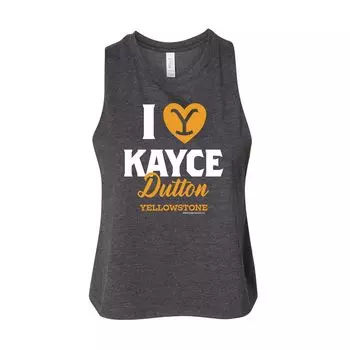 Укороченная майка для юниоров Yellowstone "I Heart Kayce Dutton" Licensed Character