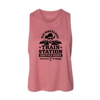 Укороченная майка для юниоров Yellowstone Train Station Licensed Character