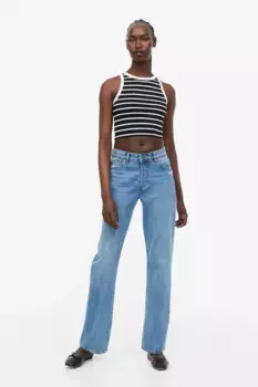 Укороченная майка H&M, черный