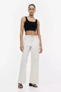 Укороченная майка H&M, черный
