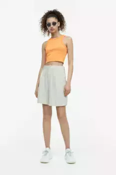 Укороченная майка H&M, оранжевый