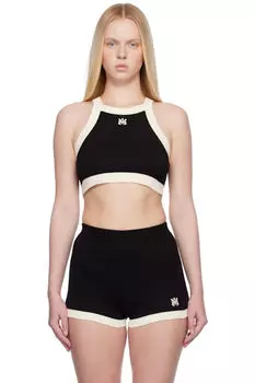 Укороченная майка MA Black & Off-White AMIRI