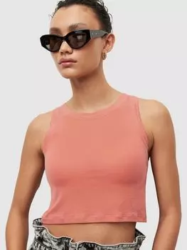 Укороченная майка Rina AllSaints, испорченный розовый