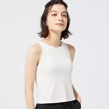 Укороченная майка с американскими рукавами Bra Feel GU, белый